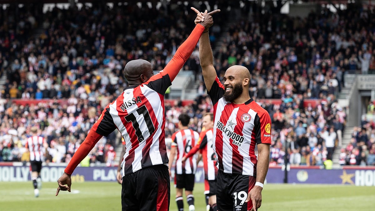 Brentford duo Yoane Wissa and Bryan Mbeumo.