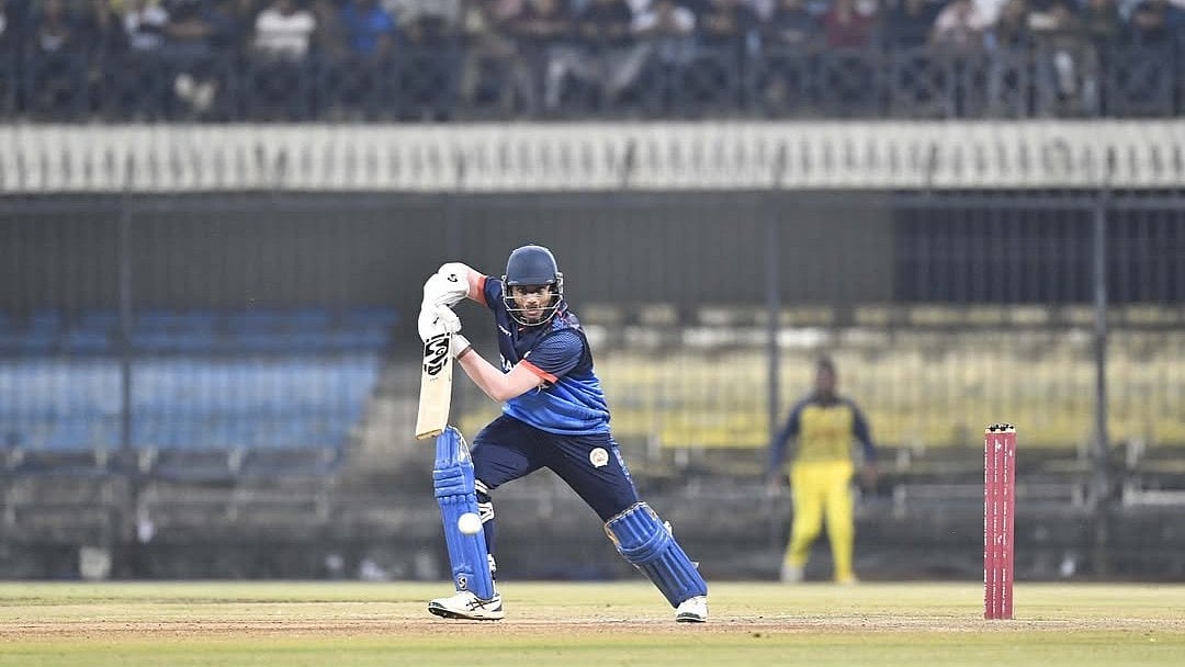 Shivalik Sharma plays for Baroda in domestic cricket. - Instagram/ShivalikSharma28
