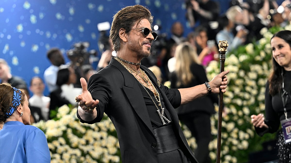 AP/Evan Agostini : Shah Rukh at Meta Gala 2025