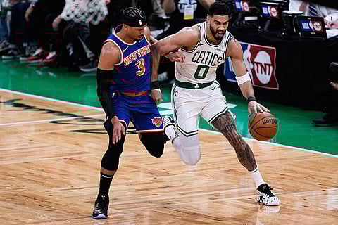 NBA Basketball: New York Knicks vs Boston Celtics