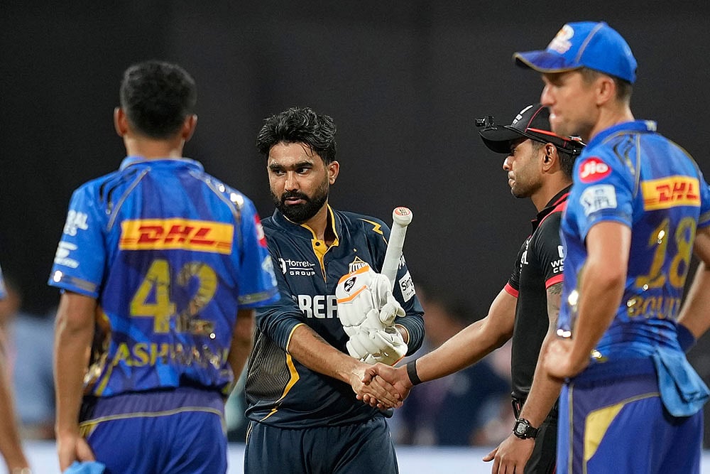 | Photo: AP/Rajanish Kakade : IPL 2025: MI vs GT