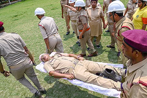 Civil Defence drill in Kolkata