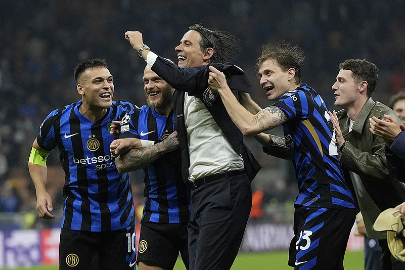 Champions League 2024-25 Semifinal Second Leg Inter Milan vs Barcelona: Simone Inzaghi