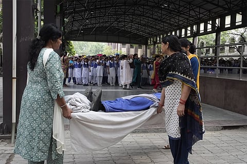 War mock drill at Delhi school