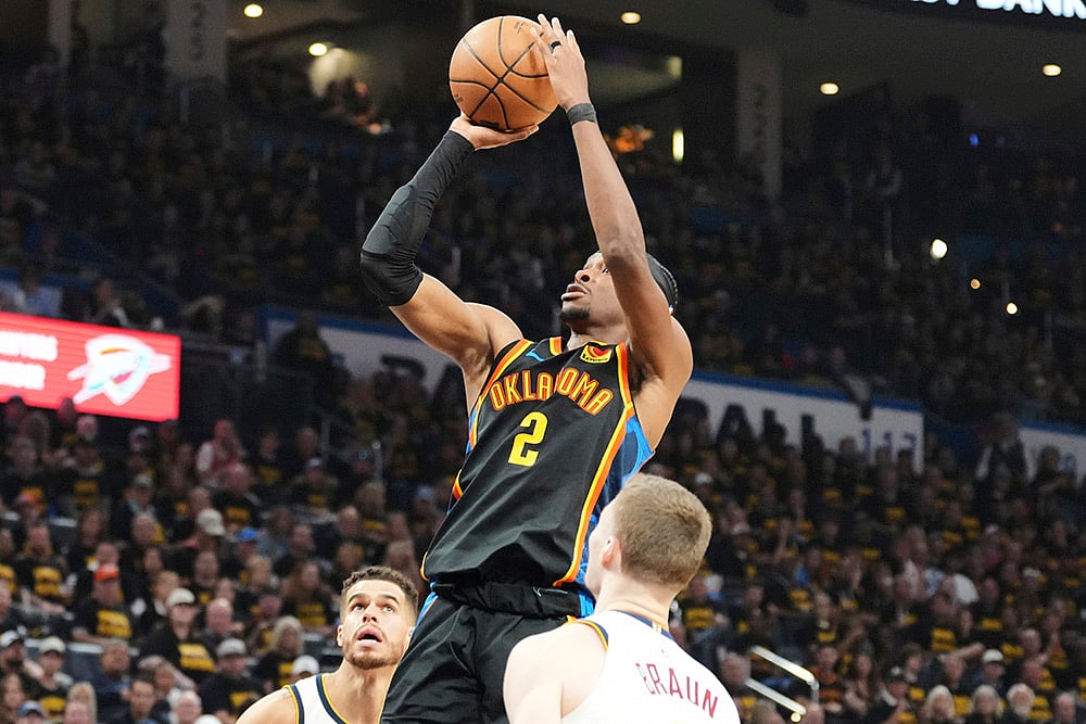 | Photo: AP/Kyle Phillips : NBA Western Conference Semifinals: Oklahoma City Thunder Vs Denver Nuggets