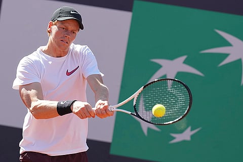 Italian Open 2025, training session: Jannik Sinner vs Lorenzo Sonego