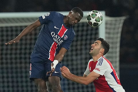 France Soccer Champions League: Arsenal vs Paris Saint-Germain