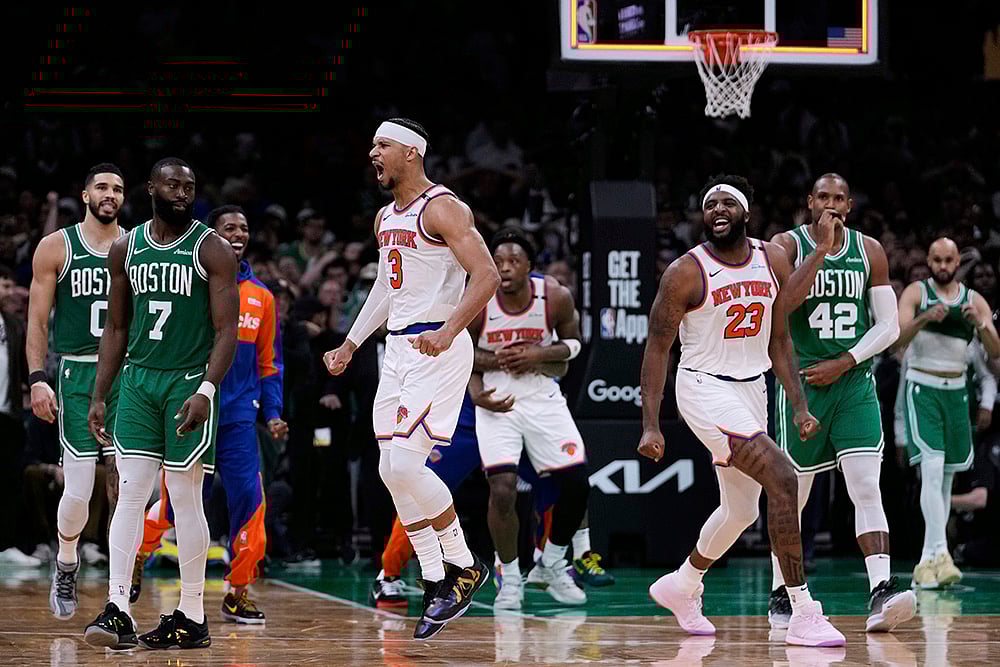 | Photo: AP/Charles Krupa : NBA Eastern Conference Semifinals: New York Knicks vs Boston Celtics