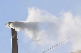 White smoke at Sistine Chapel in Vatican