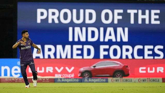 KKR Vs CSK: BCCI Displays 'Proud Of The Indian Armed Forces' Message In Honour Of Operation Sindoor