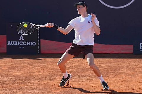 Italian Open 2025, training session: Jannik Sinner vs Lorenzo Sonego