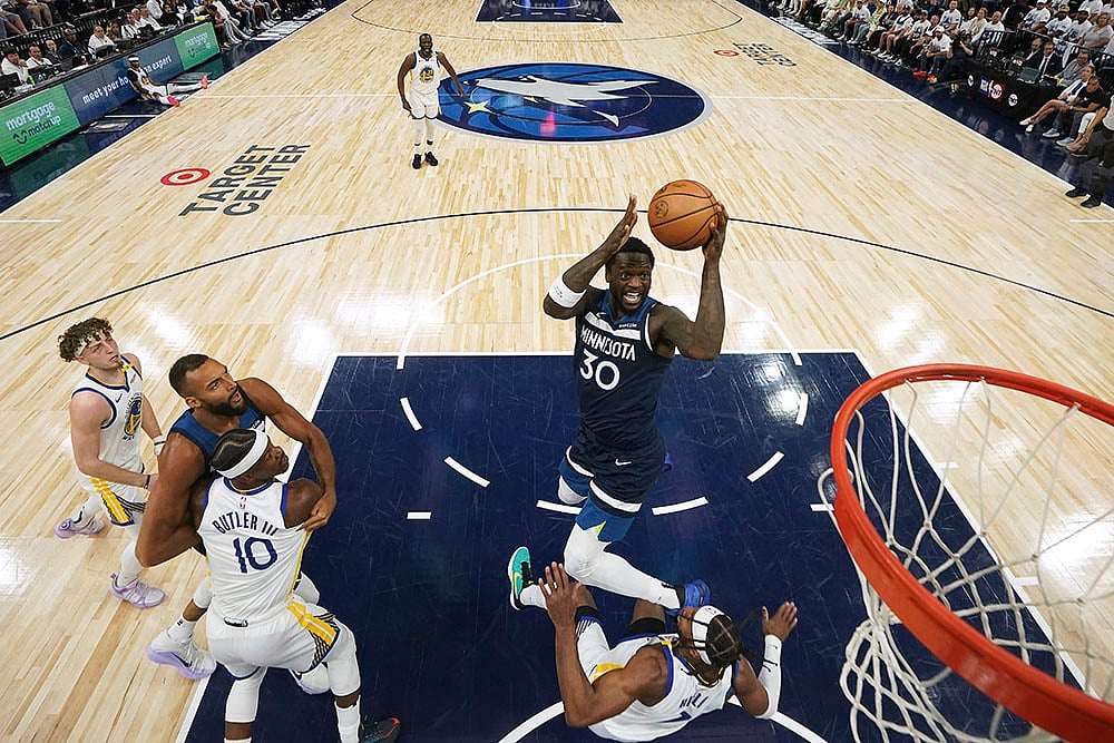 | Photo: AP/Abbie Parr : NBA Western Conference Semifinals: Minnesota Timberwolves vs Golden State Warriors