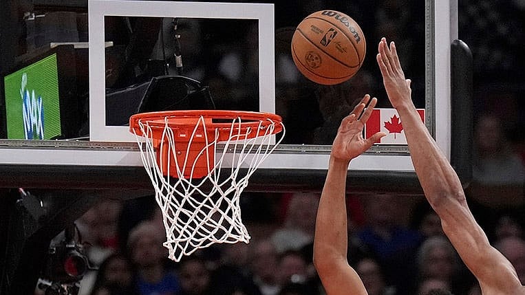 File  : Represetative image including a basketball and net. 