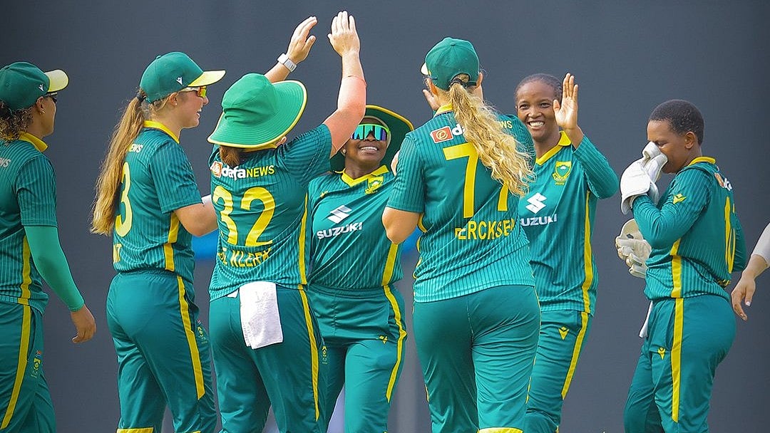 Photo: X | Proteaswomen : The South Africa women's cricket team celebrate