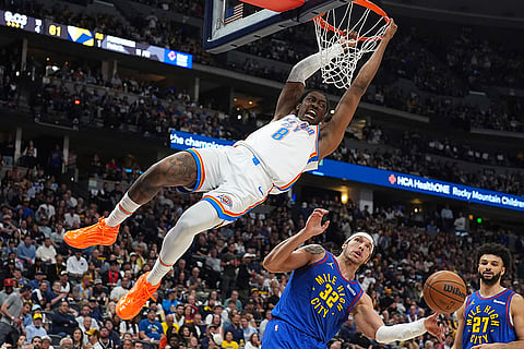 NBA Basketball: Denver Nuggets vs Oklahoma City Thunder
