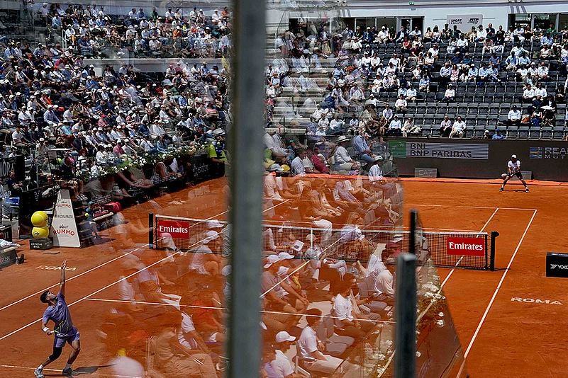 Italian Open Tennis Tournament: Carlos Alcaraz vs Dusan Lajovic