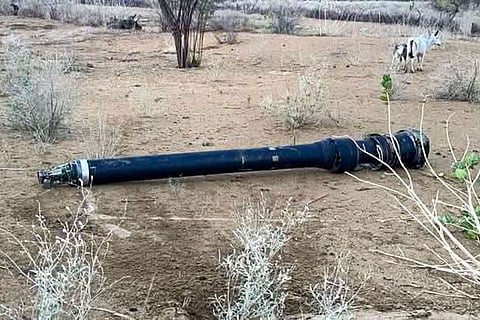 Unidentified object lands in Rajasthan's Barmer