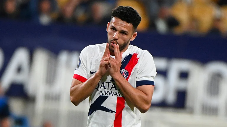 Goncalo Ramos scored a hat-trick for PSG against Montpellier - null