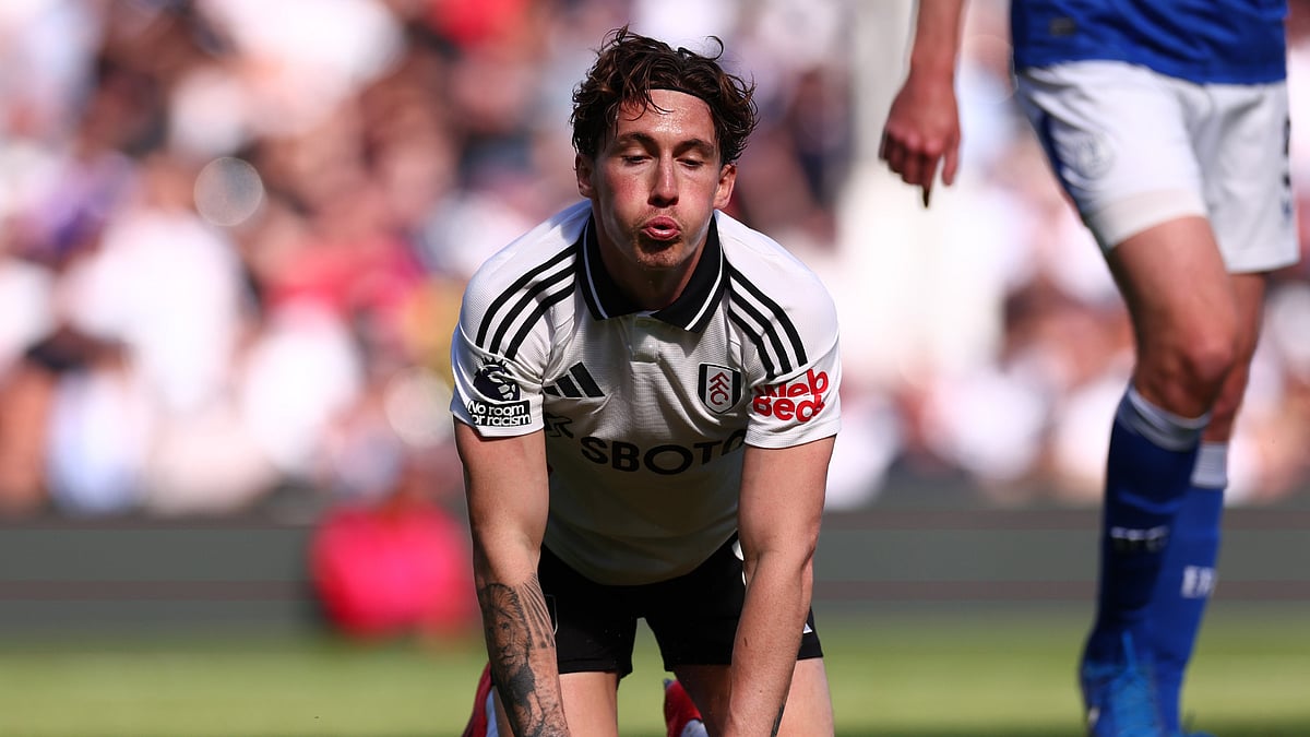 Harry Wilson during Fulham's 3-1 defeat to Everton