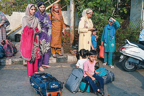 Rush at Jammu bus stand