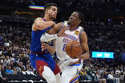 NBA Basketball Game: Oklahoma City Thunder vs Denver Nuggets