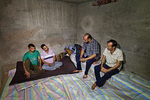 Ind-Pak tensions: People take shelter in bunker in J&K