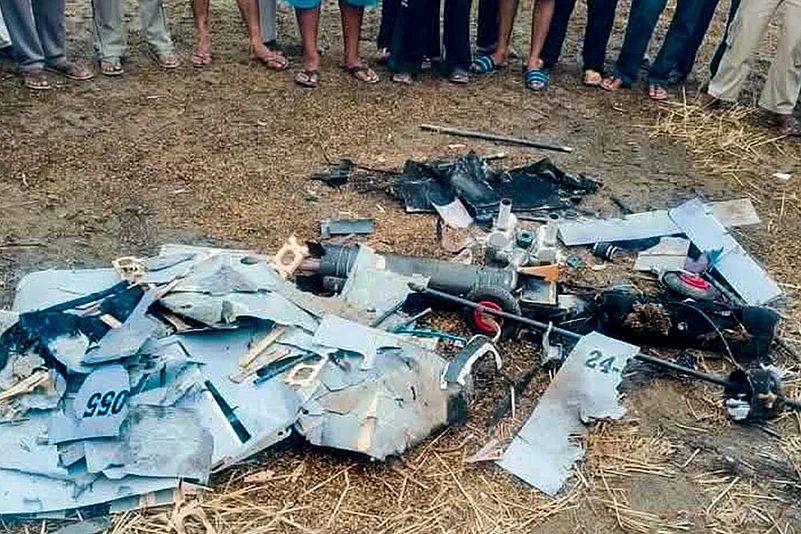 Suspicious object resembling drone parts found in Himachal