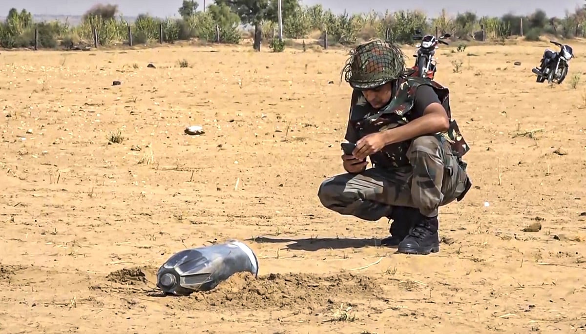 Wreckage found in Rajasthan border towns