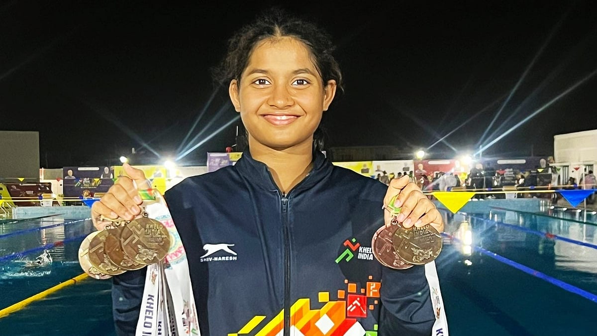 SAI : Aditi Satish Hegde won seven medals at Khelo India Youth Games 2025.