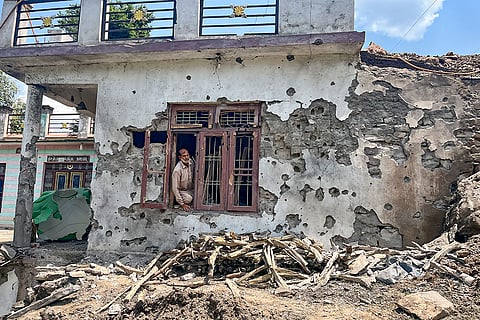 Indo-Pak Conflict: Damaged house after cross border shelling in Poonch