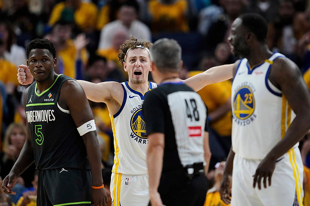 | Photo: AP/Godofredo A. Vásquez : NBA 2024-25: Minnesota Timberwolves vs Golden State Warriors