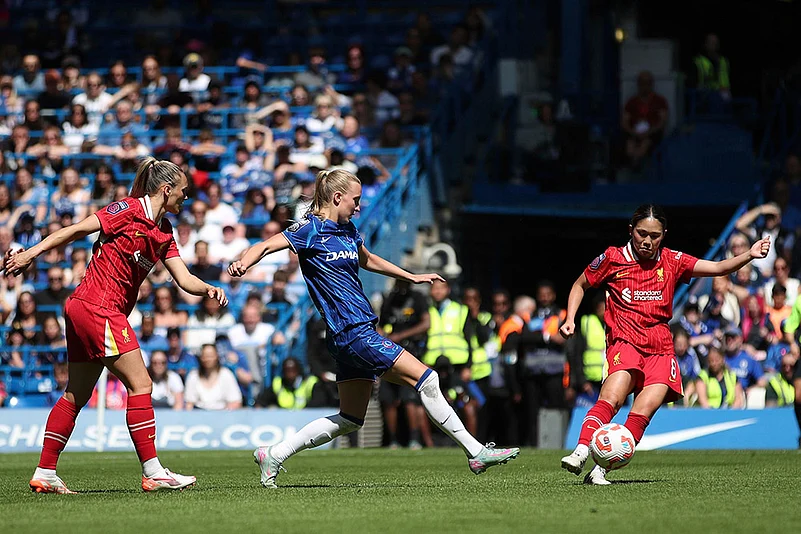 Britain Soccer Womens Super League final Chelsea Vs Liverpool: Fuka Nagano