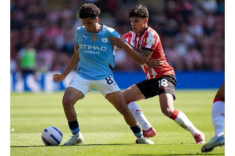 Britain soccer Premier League Manchester City vs Southampton: Mateus Fernandes