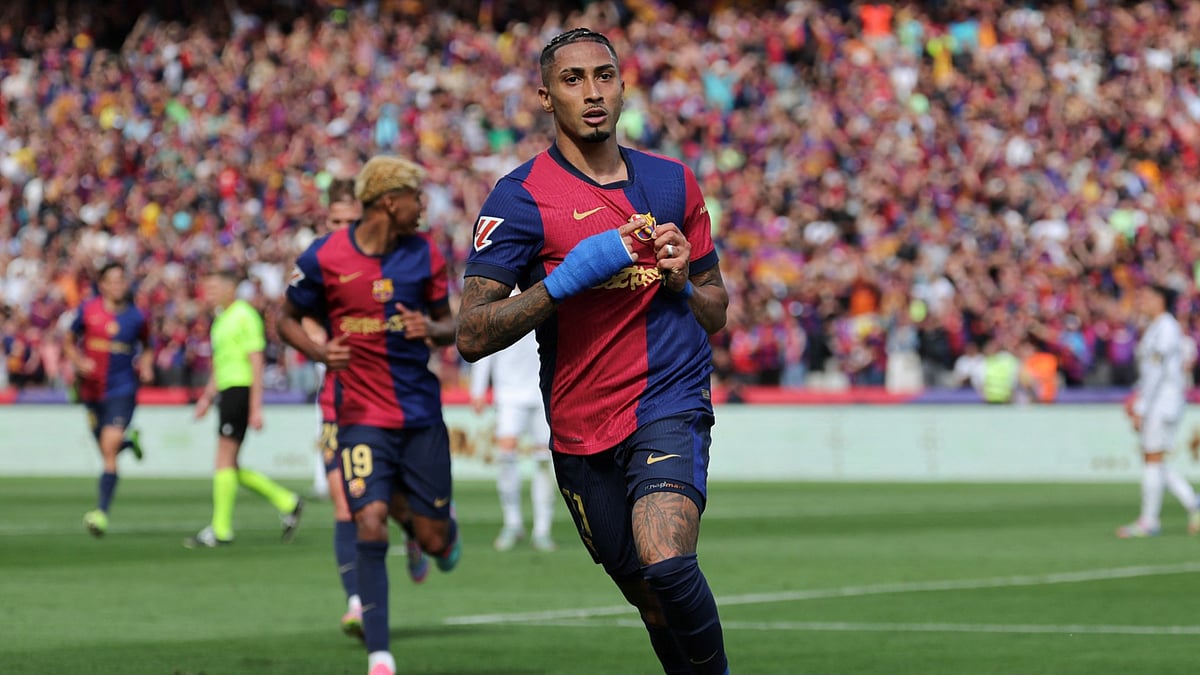 Raphinha starred in El Clasico