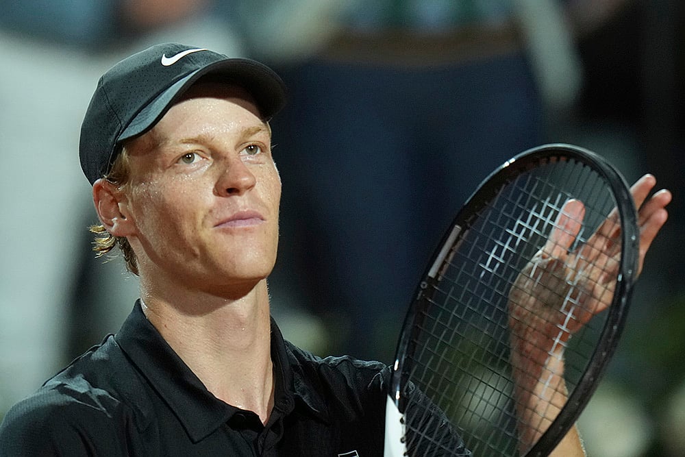 | Photo: AP/Andrew Medichini : Italian Open: Jannik Sinner vs Mariano Navone