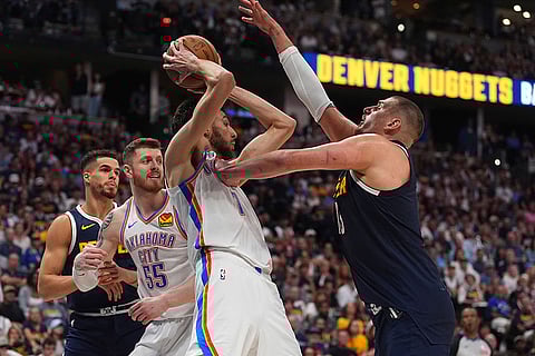 NBA Basketball Playoffs: Oklahoma City Thunder vs Denver Nuggets