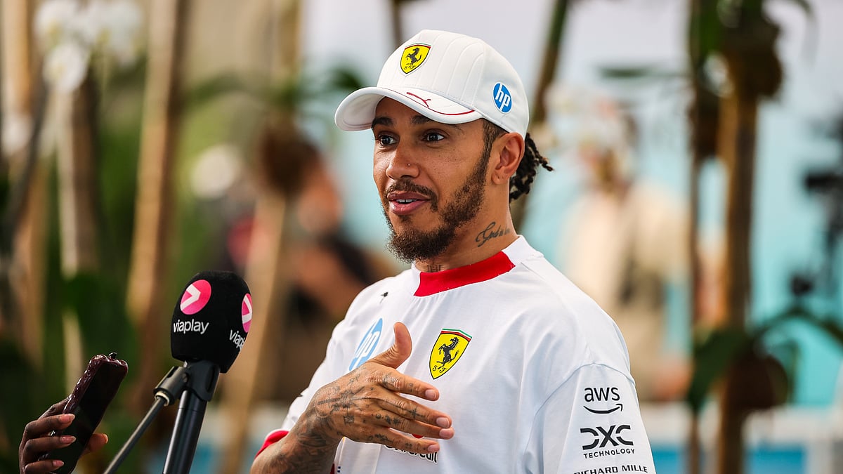 Lewis Hamilton at the Miami Grand Prix