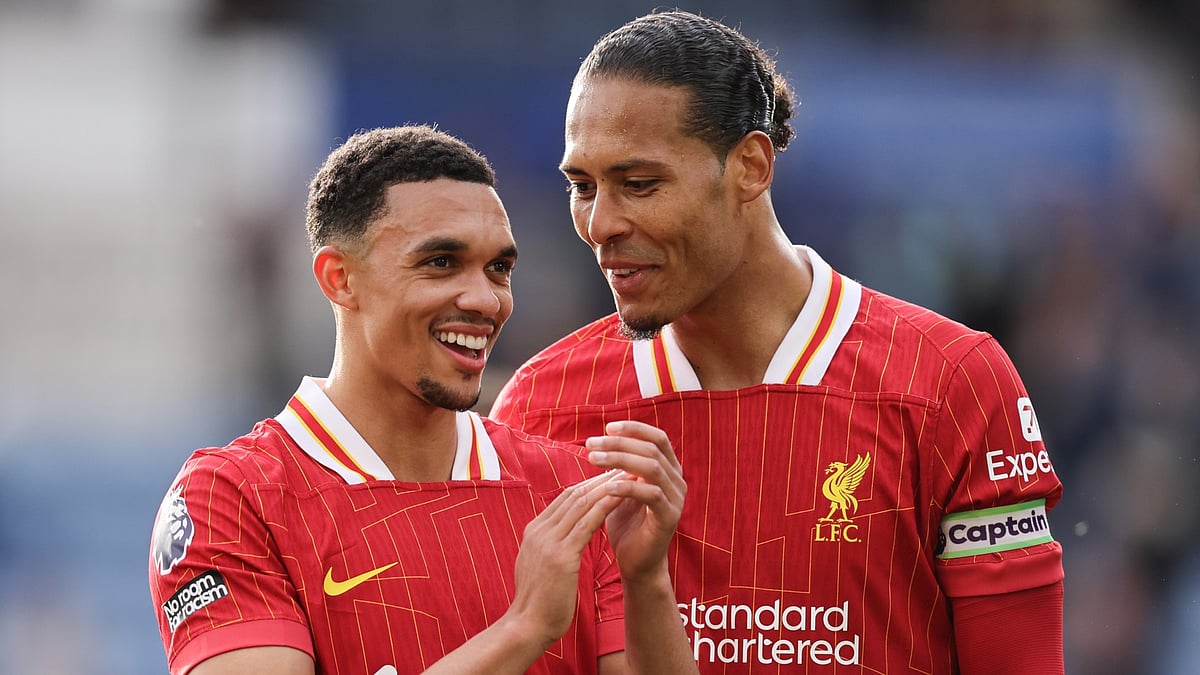 Virgil van Dijk and Trent Alexander-Arnold