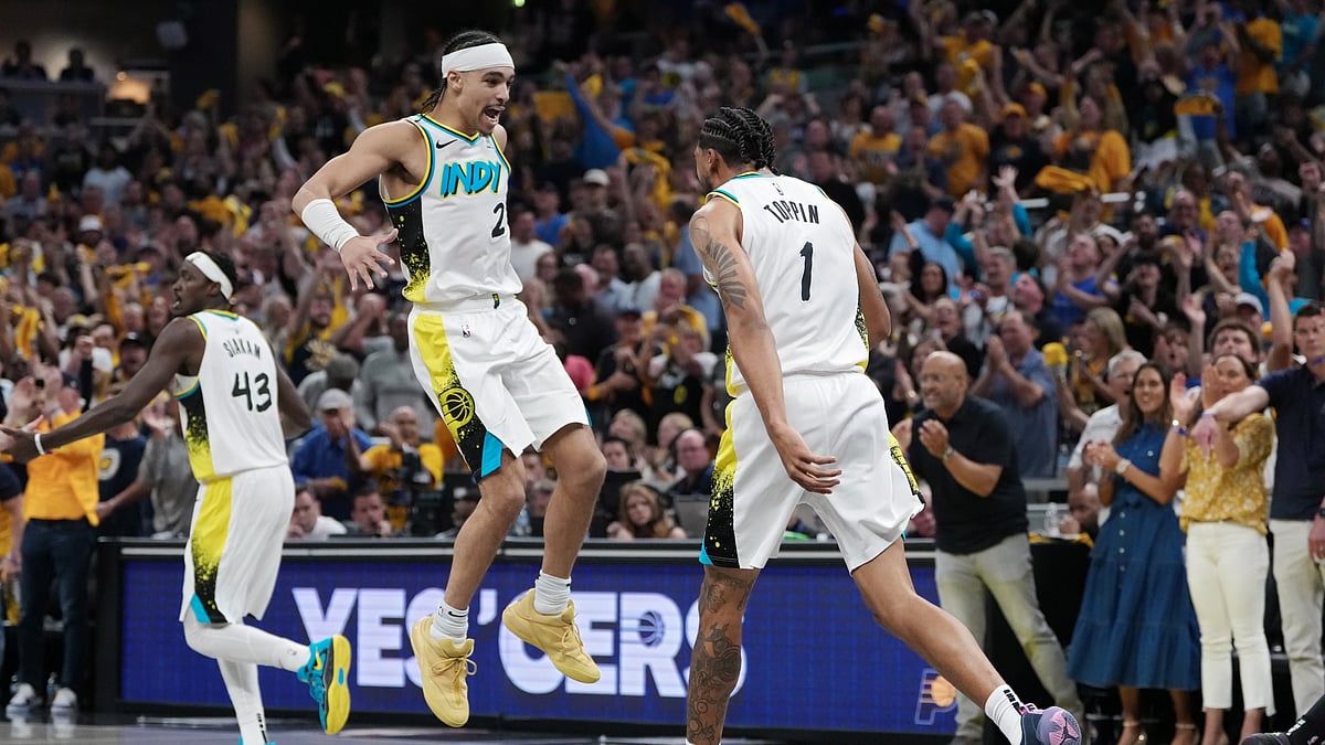 Indiana Pacers celebrate