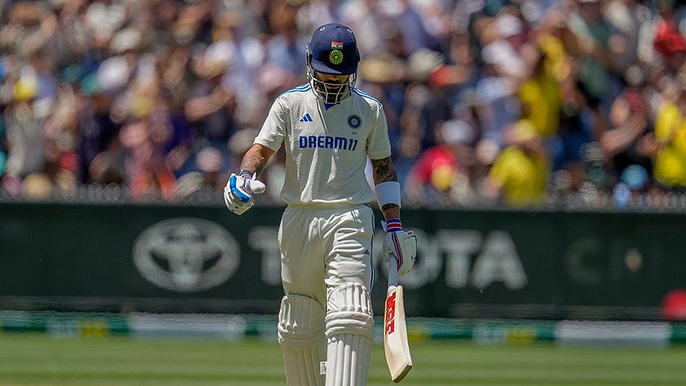 India Vs Australia, 4th Test Day 5: India's Virat Kohli walks off the field after losing his wicket - | Photo: AP/Asanka Brendon Ratnayake