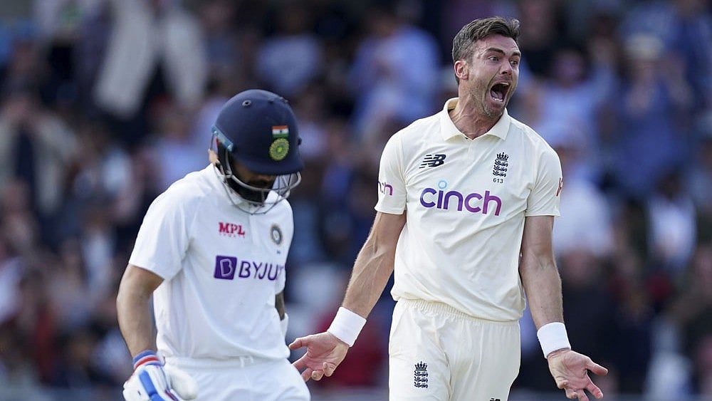 File : Virat Kohli and James Anderson's duel has been one of the best in Test cricket history.