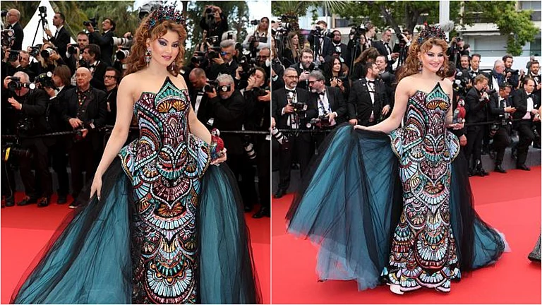 Urvashi Rautela walked the red carpet of Cannes Film Festival 2025 - Pascal Le Segretain/Getty Images)/Daniele Venturelli/WireImage)