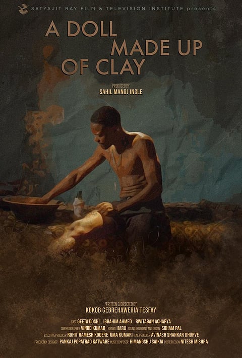 A Doll Made Up Of Clay