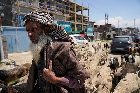 Kashmiri Nomadic man in Srinagar