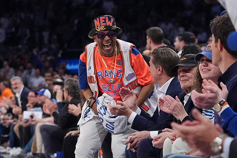 NBA Playoffs Eastern Conference Semifinals New York Knicks vs Boston Celtics: Spike Lee