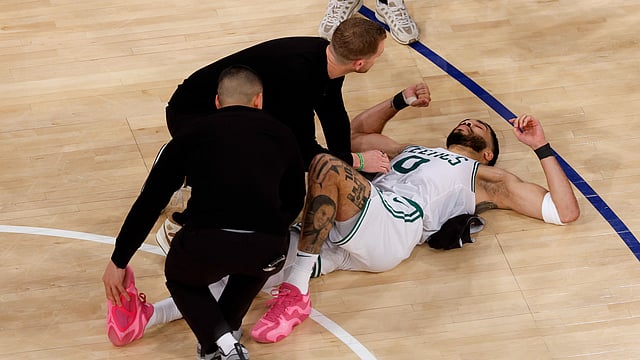 NBA Playoffs: Boston Celtics' Jayson Tatum Suffers Torn Achilles, Could Miss 2026-27 Season