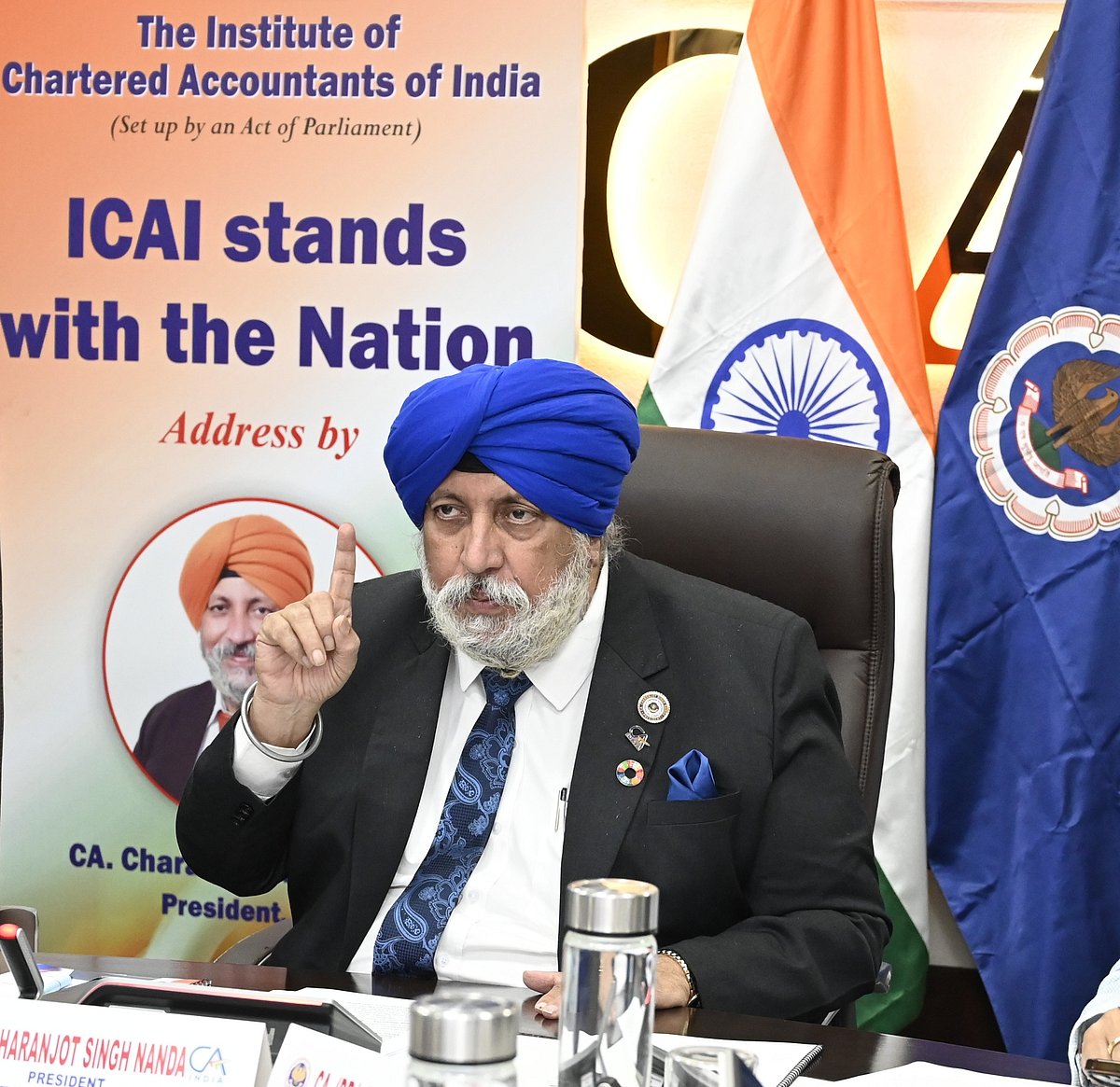 CA. Charanjot Singh Nanda, President, ICAI