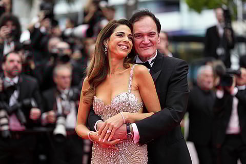 78th annual Cannes Film Festival: Daniella Pick and Quentin Tarantino