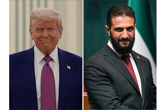 Trump Meets Interim Syrian President In Saudi Arabia