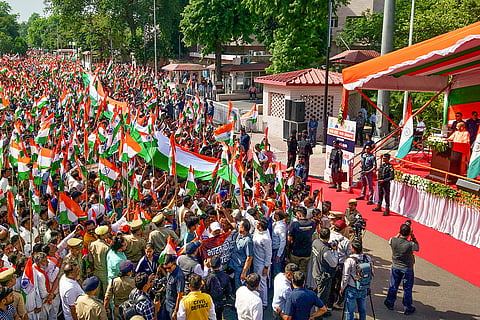 Tiranga Yatra in Lucknow